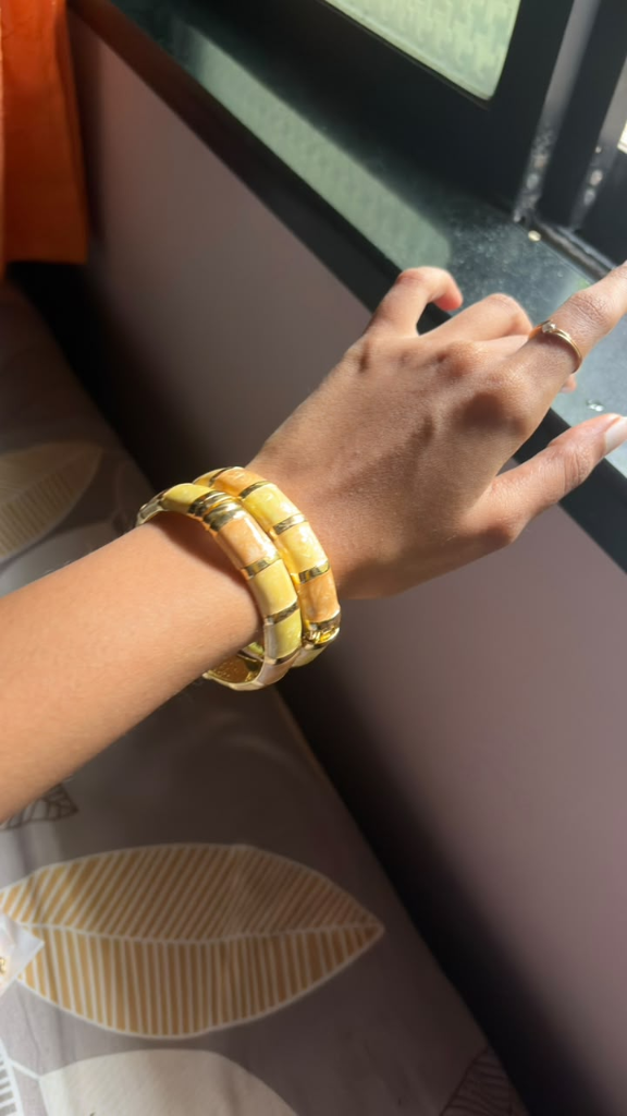Amber Bloom Bangles